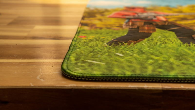 "Flame Raid" — Rust Deskmat