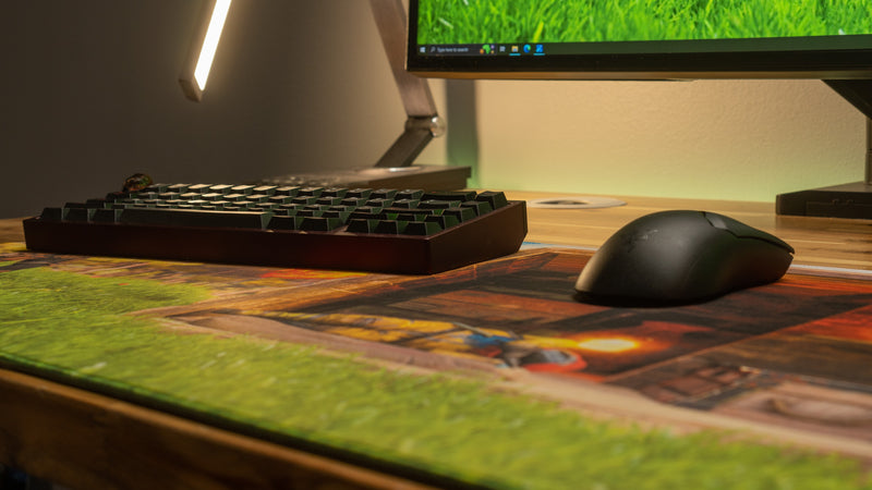 "Flame Raid" — Rust Deskmat