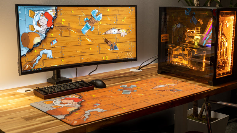 "Eco Raid" — Rust Deskmat