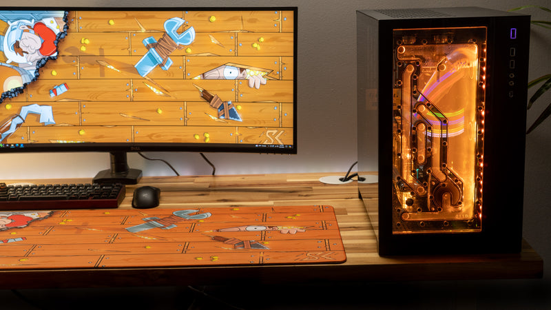 "Eco Raid" — Rust Deskmat