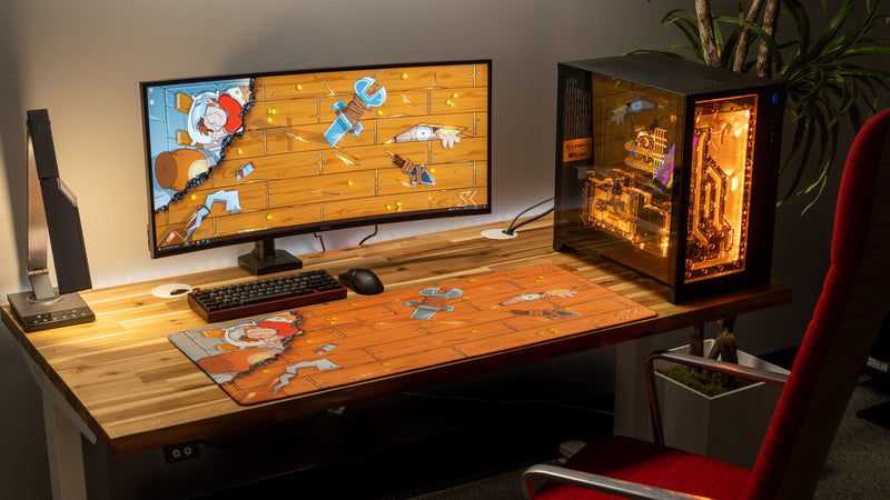 "Eco Raid" — Rust Deskmat