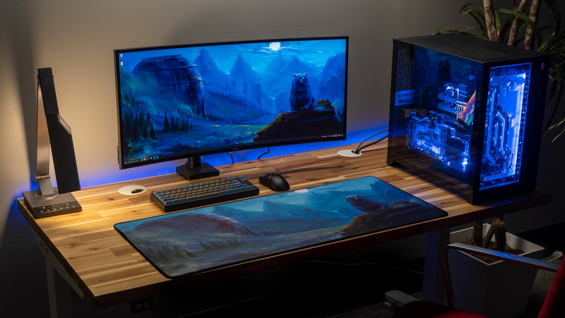 "Landscape" — Rust Deskmat