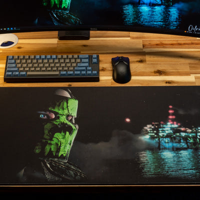 Oilrats "To Be Feared" Limited Edition Content Creator Collaboration XL Rust Gaming Mouse Pad Deskmat