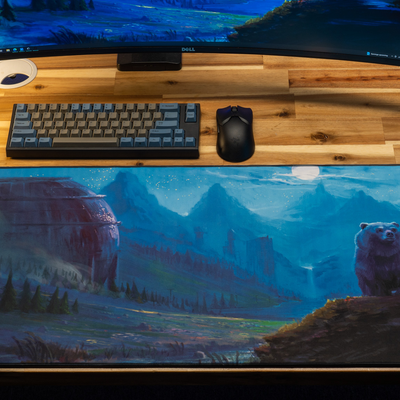 Blooprint "Landscape" Limited Edition Content Creator Collaboration XL Rust Gaming Mouse Pad