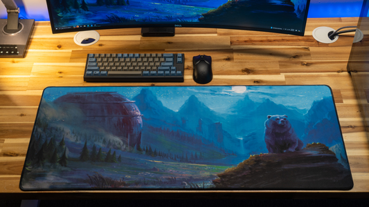 "Landscape" Rust XL gaming deskmat — Epic Desk