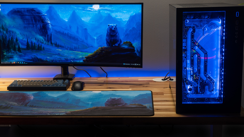 "Landscape" — Rust Deskmat