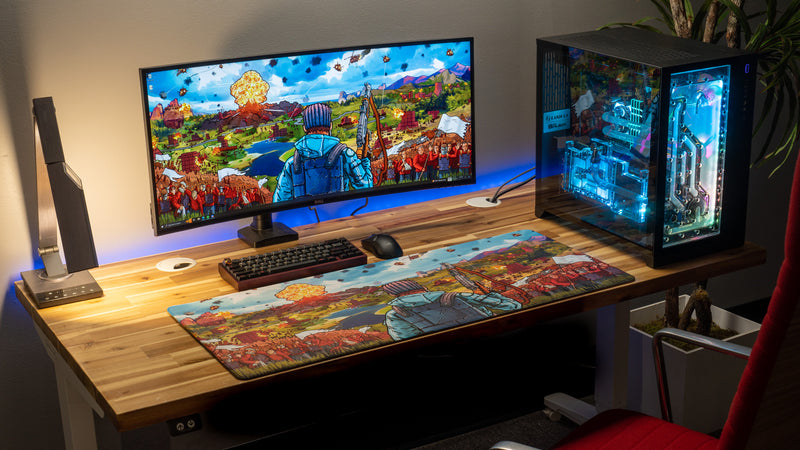 "Endgame" — Rust Deskmat