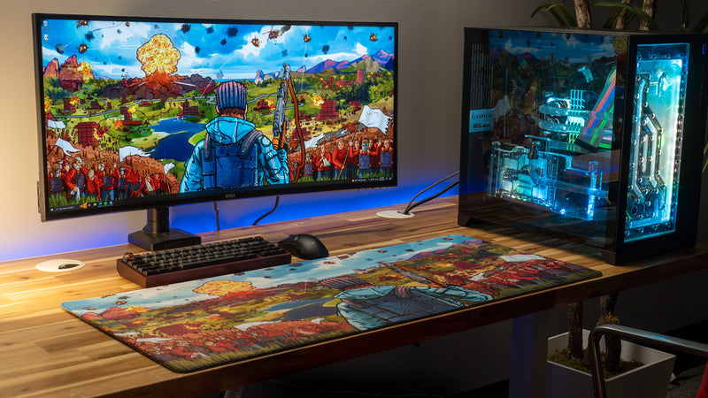 "Endgame" — Rust Deskmat