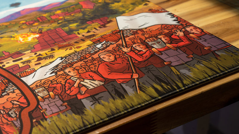"Endgame" — Rust Deskmat