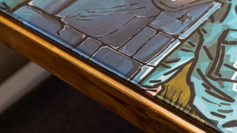 "Endgame" — Rust Deskmat