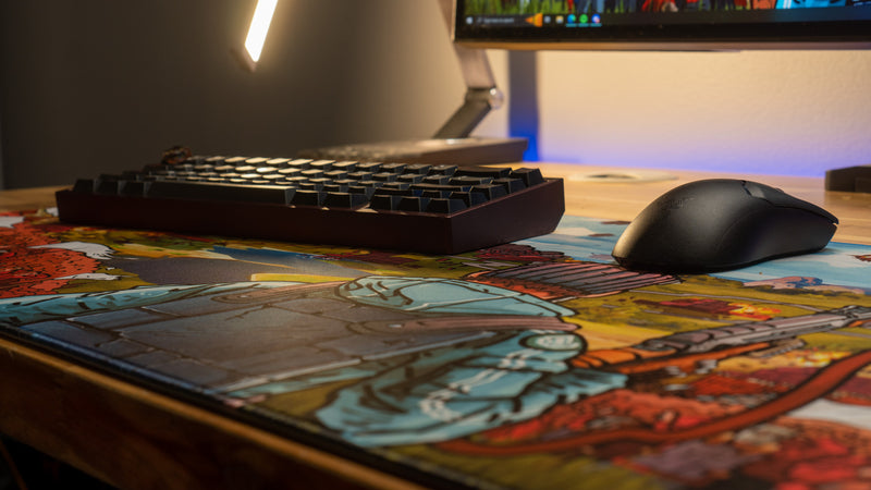"Endgame" — Rust Deskmat