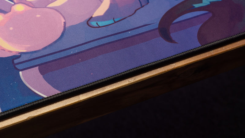 "Beo's Cozy Bedroom Retreat" — Beowulf Deskmat