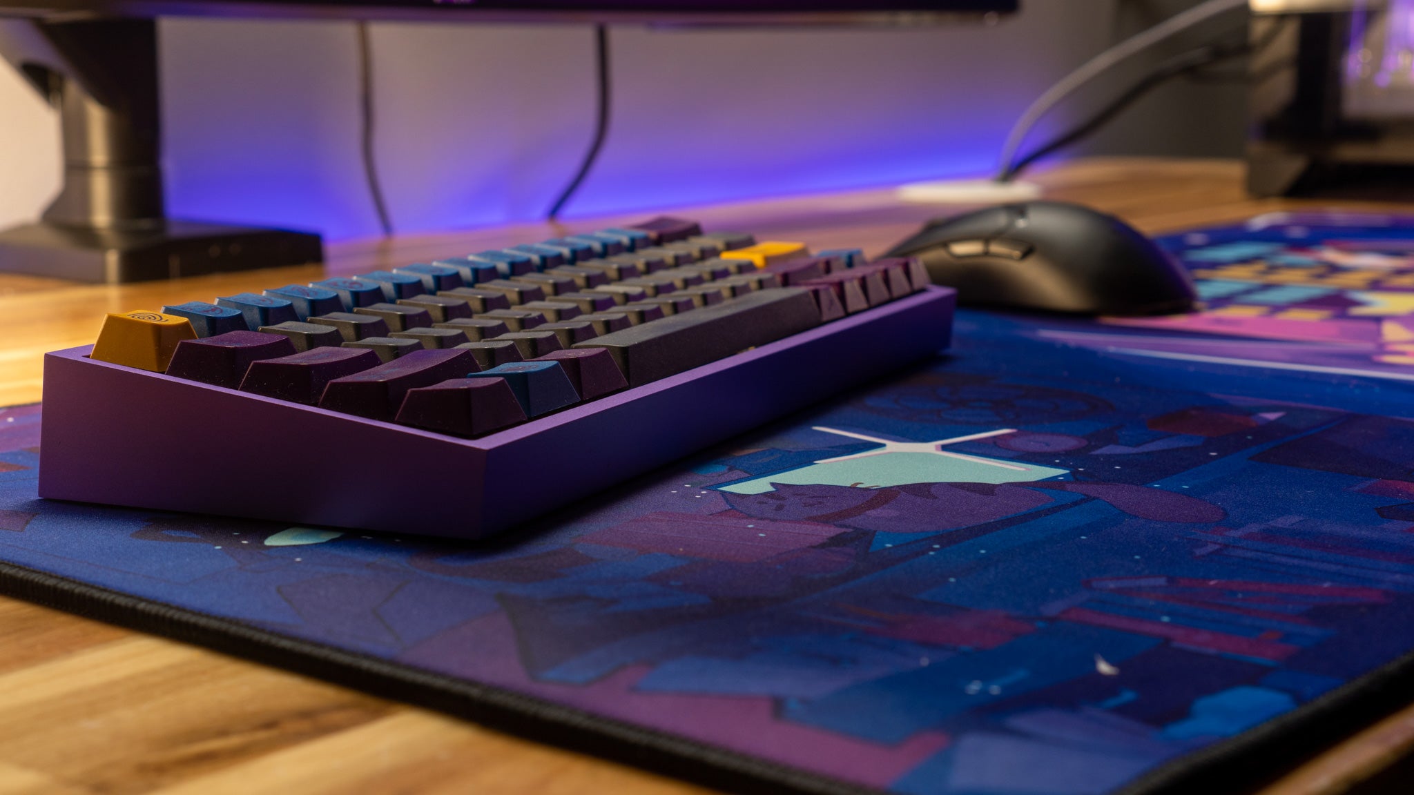 Beowulf "Beo's Cozy Bedroom Retreat" Content Creator Collaboration Gaming Mouse Pad Deskmat