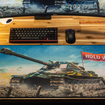 iyouxin "The Art of Holding W" Content Creator Collaboration Gaming XL Gaming Mouse Pad Deskmat