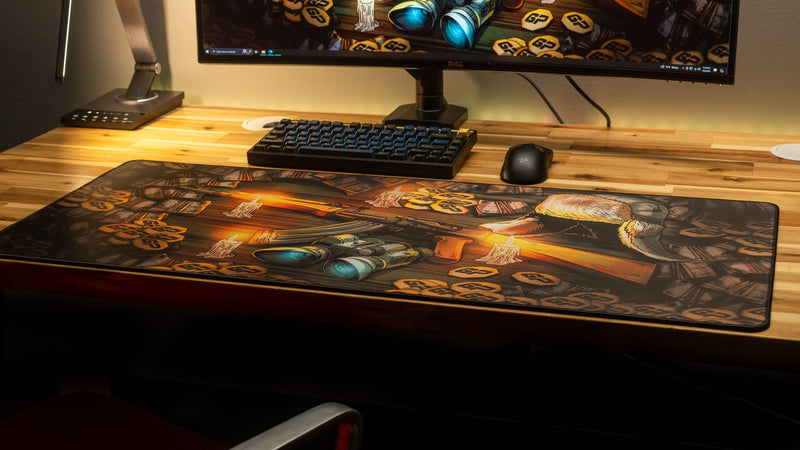 "Scav Hideout" — SwampFoxTV Deskmat