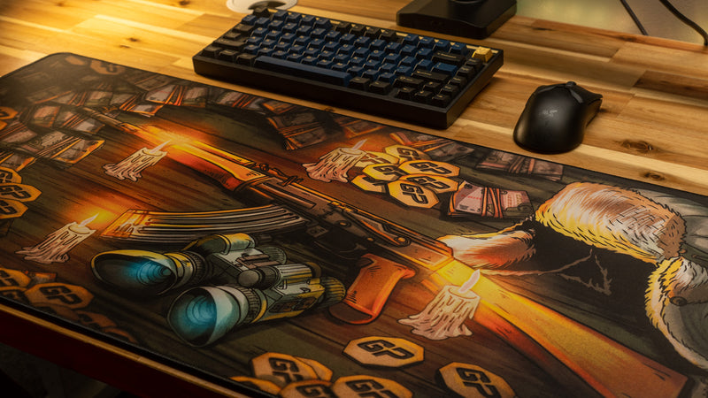 "Scav Hideout" — SwampFoxTV Deskmat