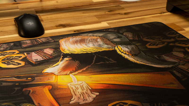 "Scav Hideout" — SwampFoxTV Deskmat