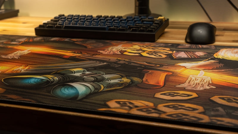 "Scav Hideout" — SwampFoxTV Deskmat