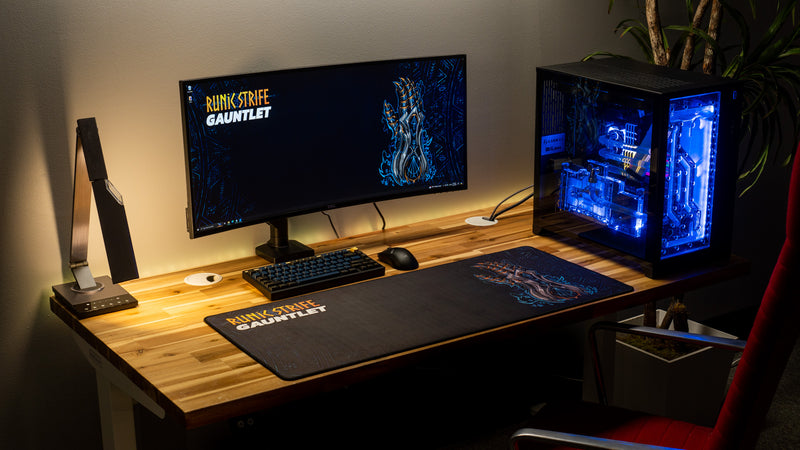 "Runic Strife Gauntlet" — Zizaran Deskmat