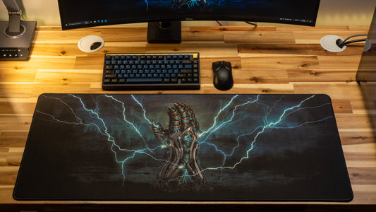 "Into the Mist" Zizaran XL gaming deskmat — Epic Desk