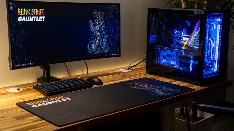 "Runic Strife Gauntlet" — Zizaran Deskmat