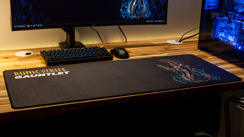 "Runic Strife Gauntlet" — Zizaran Deskmat