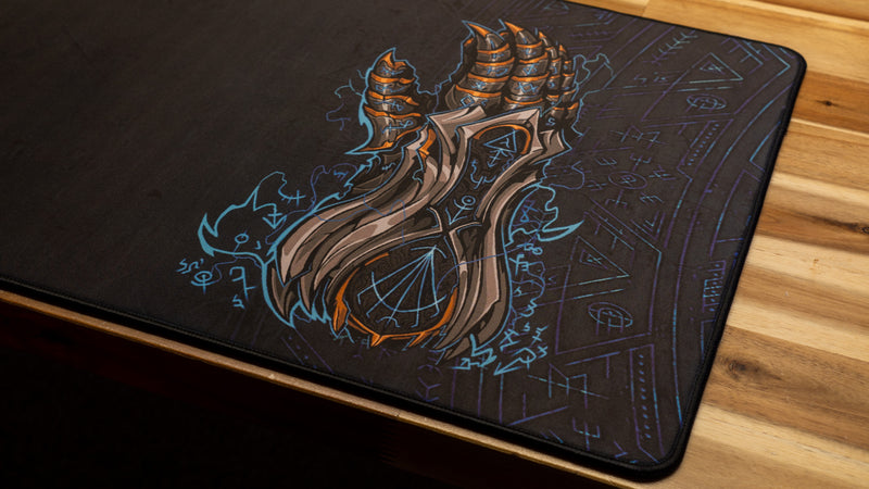"Runic Strife Gauntlet" — Zizaran Deskmat