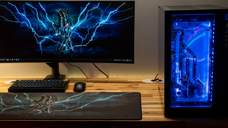 "Into the Mist" — Zizaran Deskmat