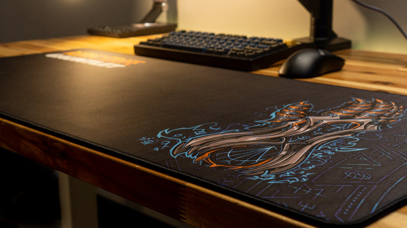 "Runic Strife Gauntlet" — Zizaran Deskmat