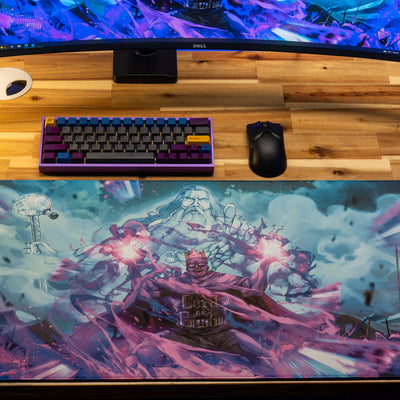Lacari "The Lord of Gacha" Content Creator Collaboration Gaming XL Gaming Mouse Pad Deskmat