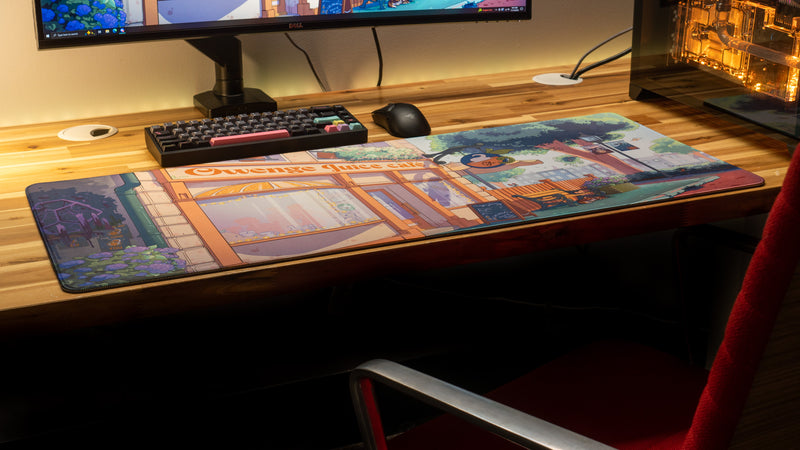 "The OwengeJuice Cafe" — OwengeJuice Deskmat