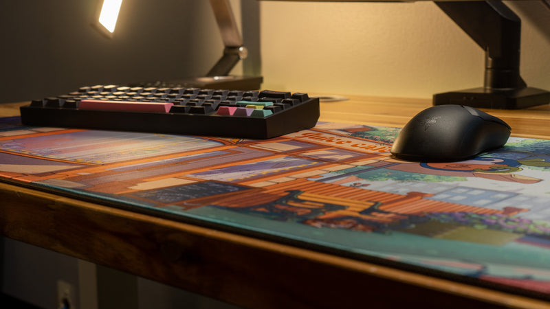 "The OwengeJuice Cafe" — OwengeJuice Deskmat