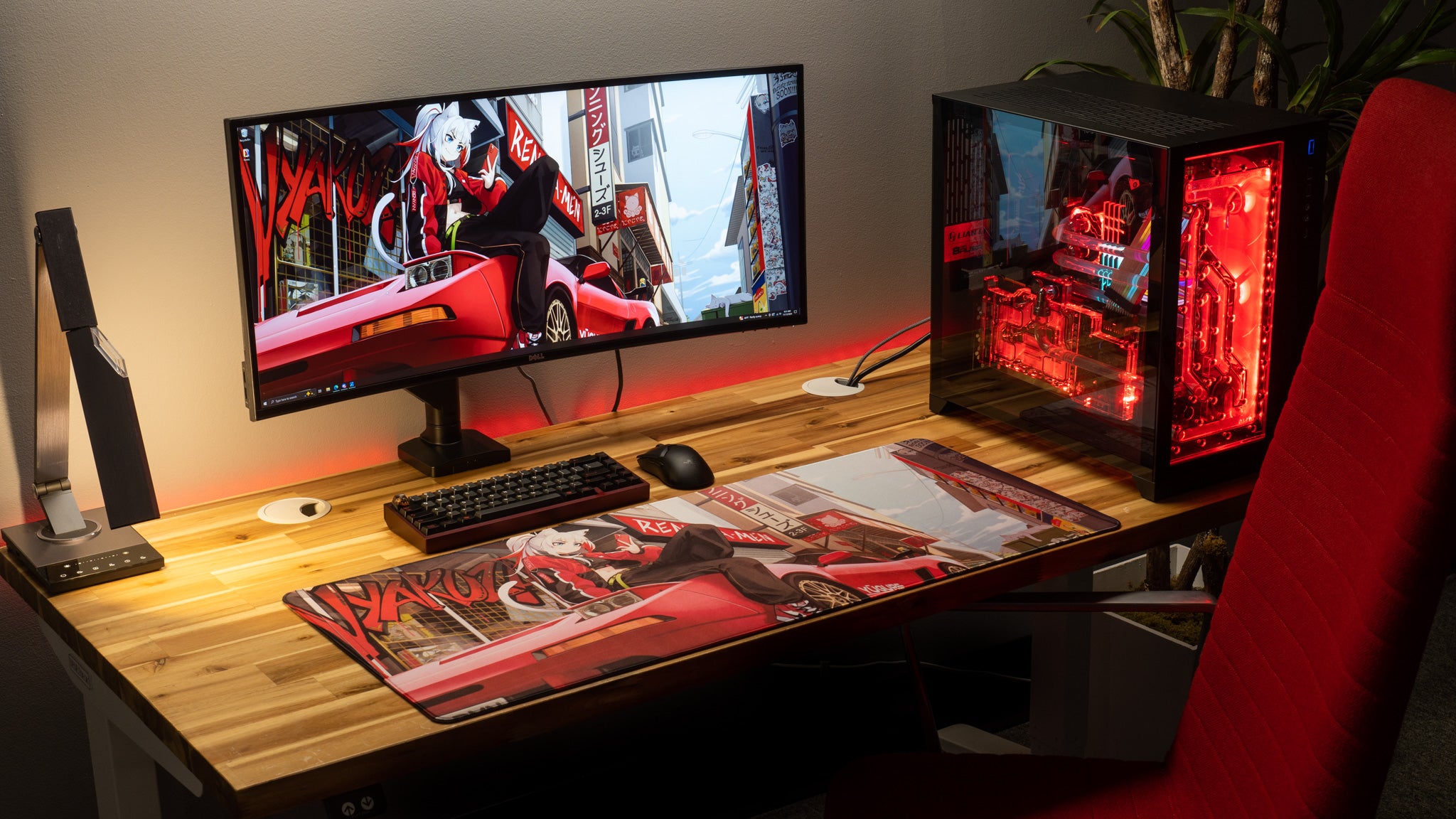 Renyan "SPRING 2024 - Mikan's NSX" Content Creator Collaboration Gaming Gaming Mouse Pad Deskmat Supersampling