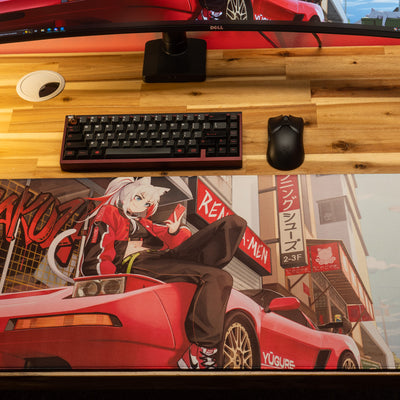Renyan "SPRING 2024 - Mikan's NSX" Content Creator Collaboration Gaming Gaming Mouse Pad Deskmat Supersampling
