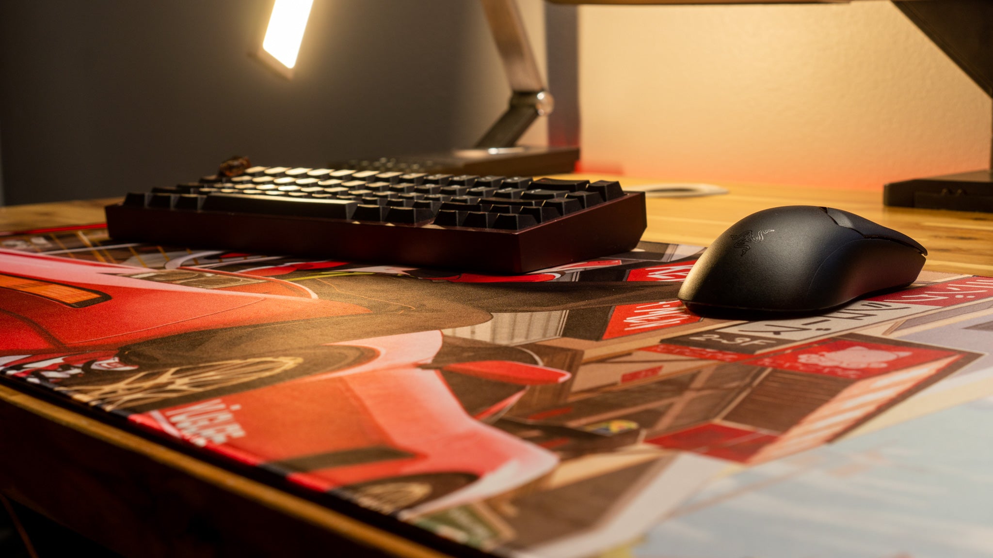 Renyan "SPRING 2024 - Mikan's NSX" Content Creator Collaboration Gaming Gaming Mouse Pad Deskmat Supersampling