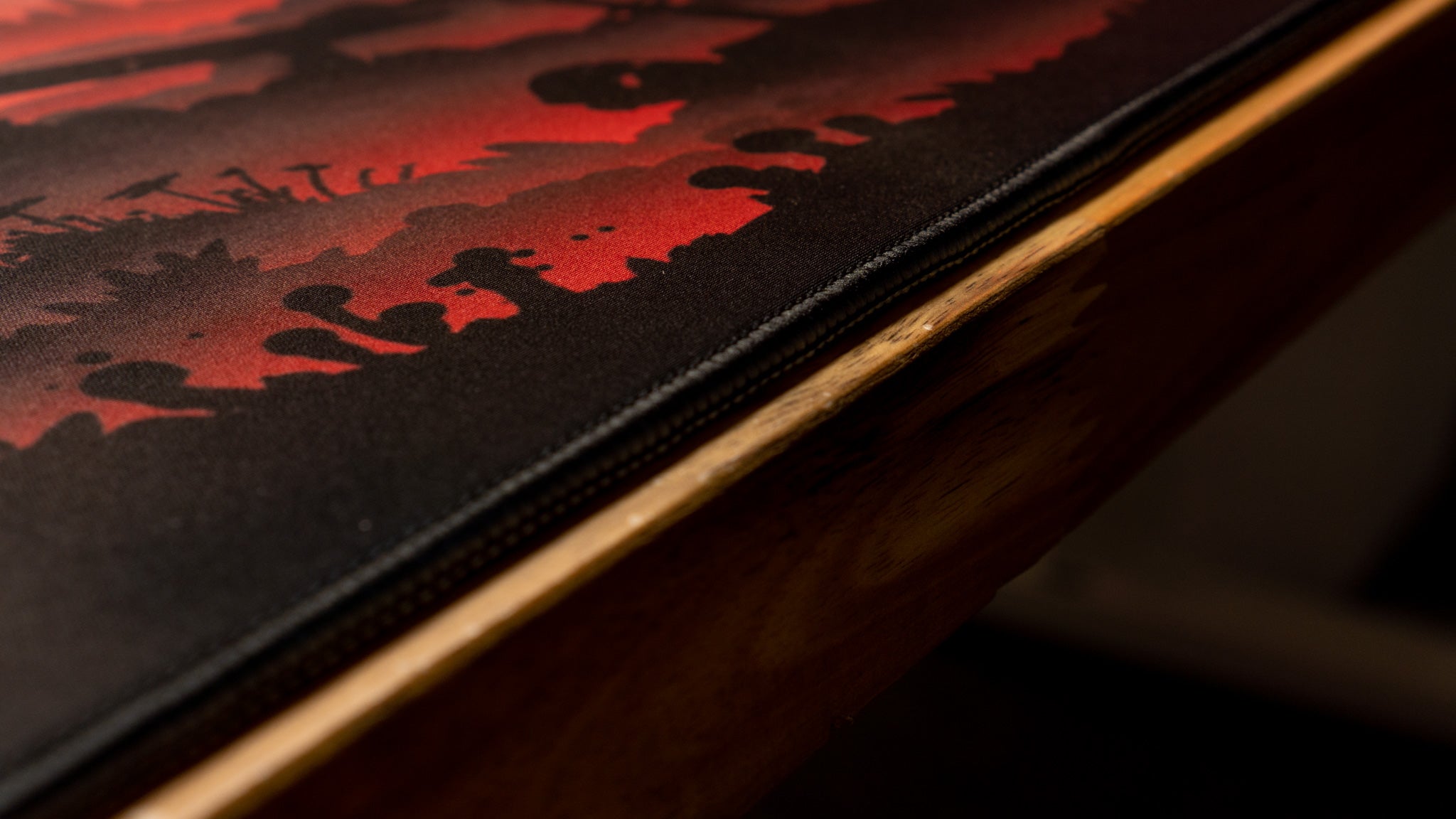 AloneinTokyo "Blood Moon" Rust Limited Edition Content Creator Collaboration Gaming Deskmat Mouse Pad