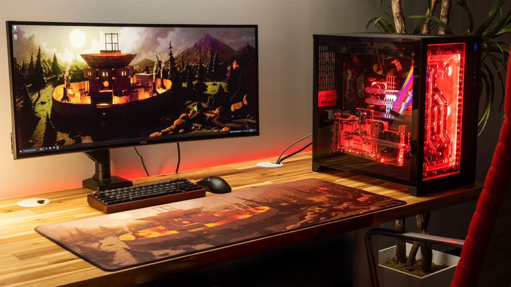 AloneinTokyo "Nightfall" Rust Limited Edition Content Creator Collaboration Gaming Deskmat Mouse Pad