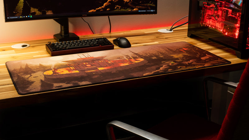 "Nightfall" — Rust Deskmat