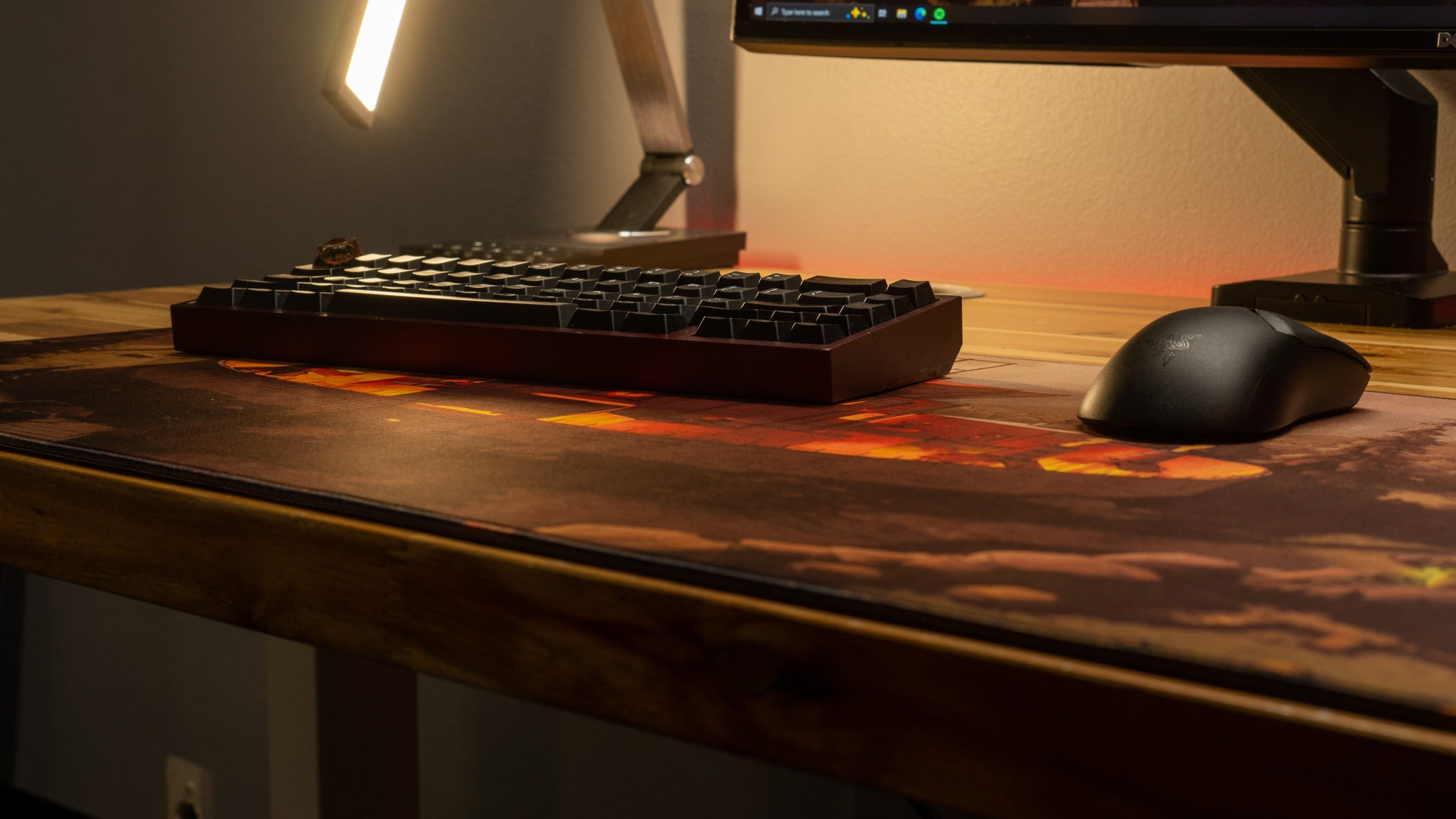 AloneinTokyo "Nightfall" Rust Limited Edition Content Creator Collaboration Gaming Deskmat Mouse Pad