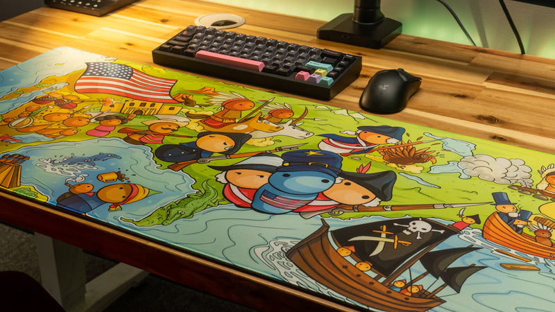"A New World" — AlternateHistoryHub Deskmat