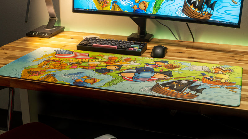 "A New World" — AlternateHistoryHub Deskmat