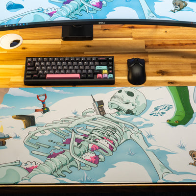 Taunted "Chilled Bones" Content Creator Collaboration Rust Gaming XL Gaming Mouse Pad Deskmat