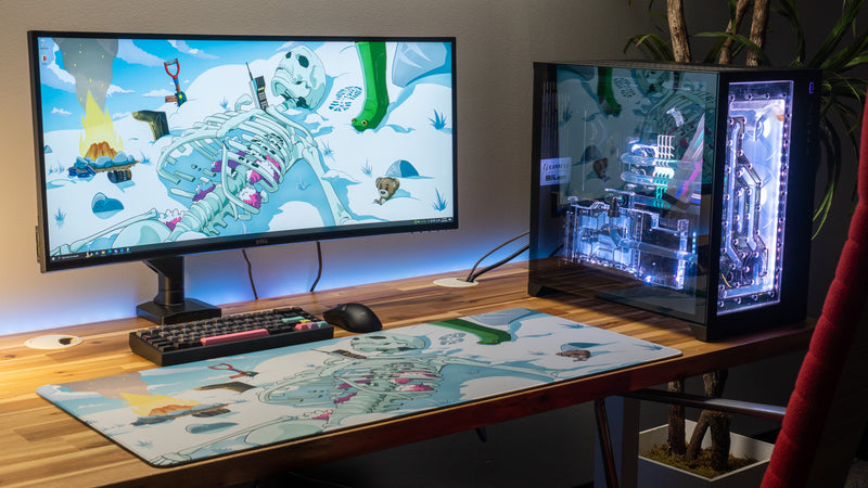 "Chilled Bones" — Rust Deskmat
