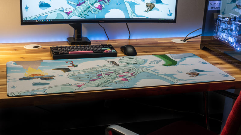 "Chilled Bones" — Rust Deskmat