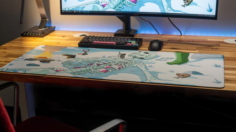 "Chilled Bones" — Rust Deskmat