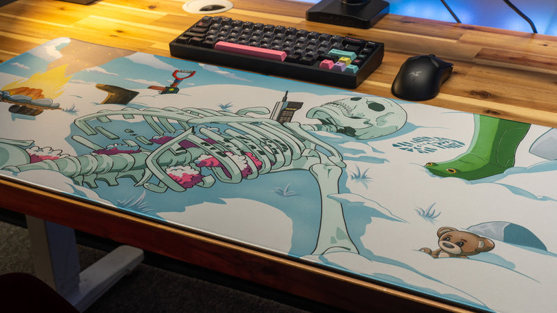 "Chilled Bones" — Rust Deskmat