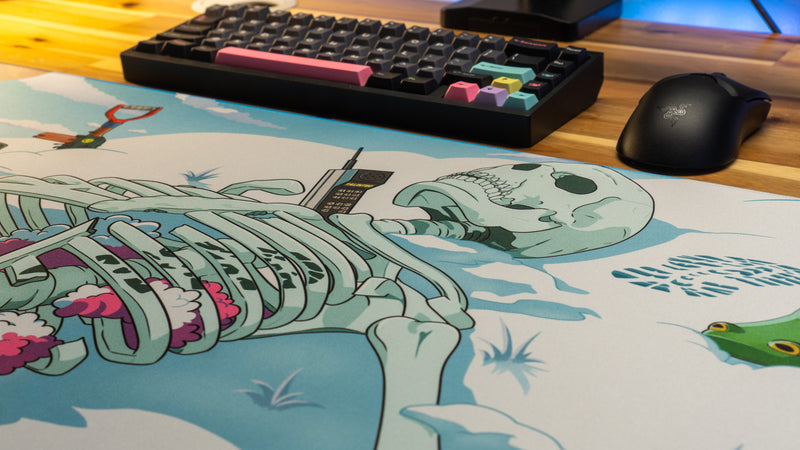"Chilled Bones" — Rust Deskmat