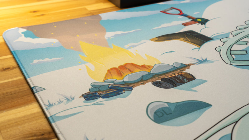"Chilled Bones" — Rust Deskmat