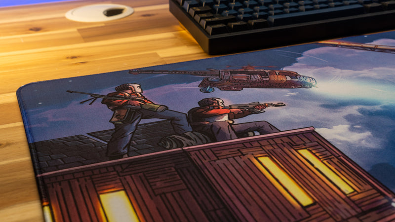 "Night Rig" — Falcon Deskmat