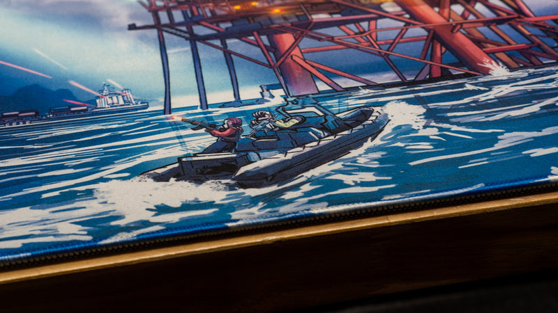 "Night Rig" — Falcon Deskmat